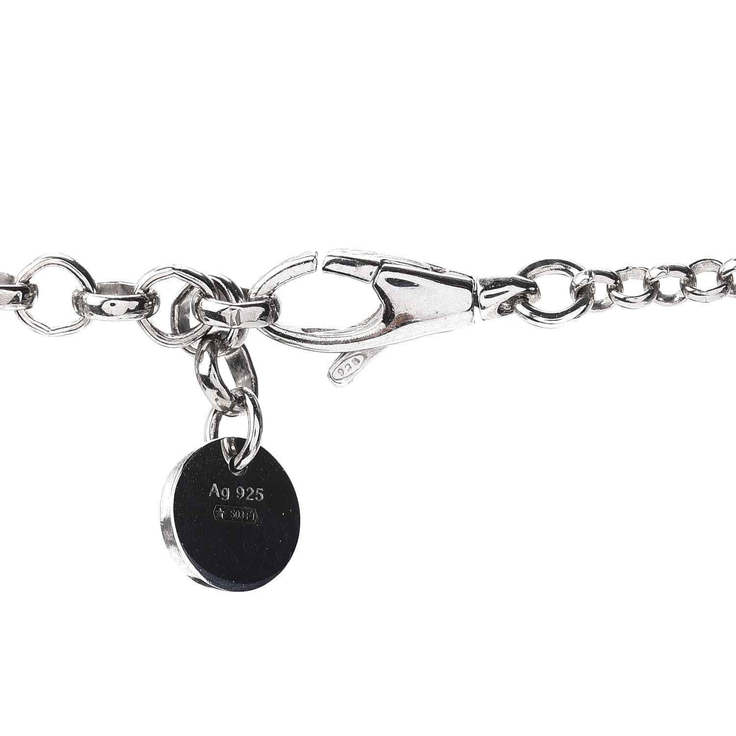 Gucci Sterling Silver Blind for Love Pendant Necklace 4 of 5