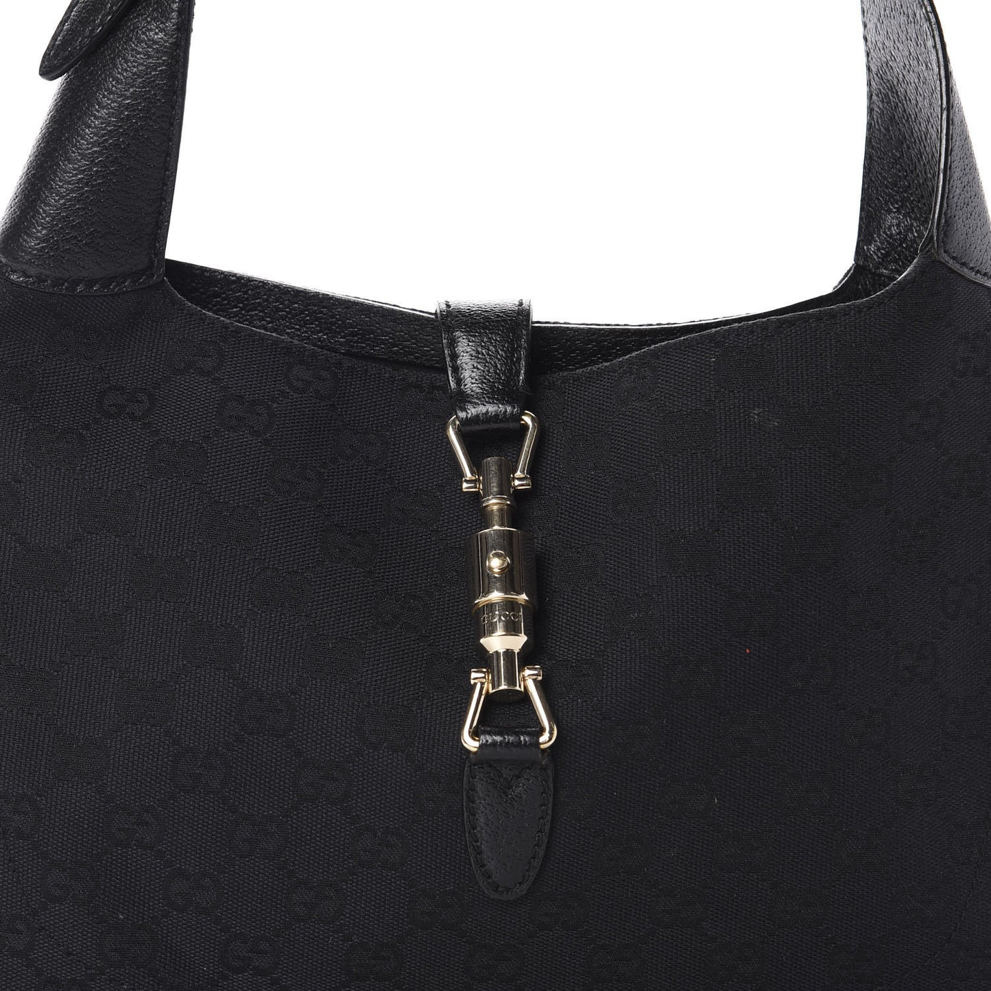 Monogram Small Jackie O Hobo Black