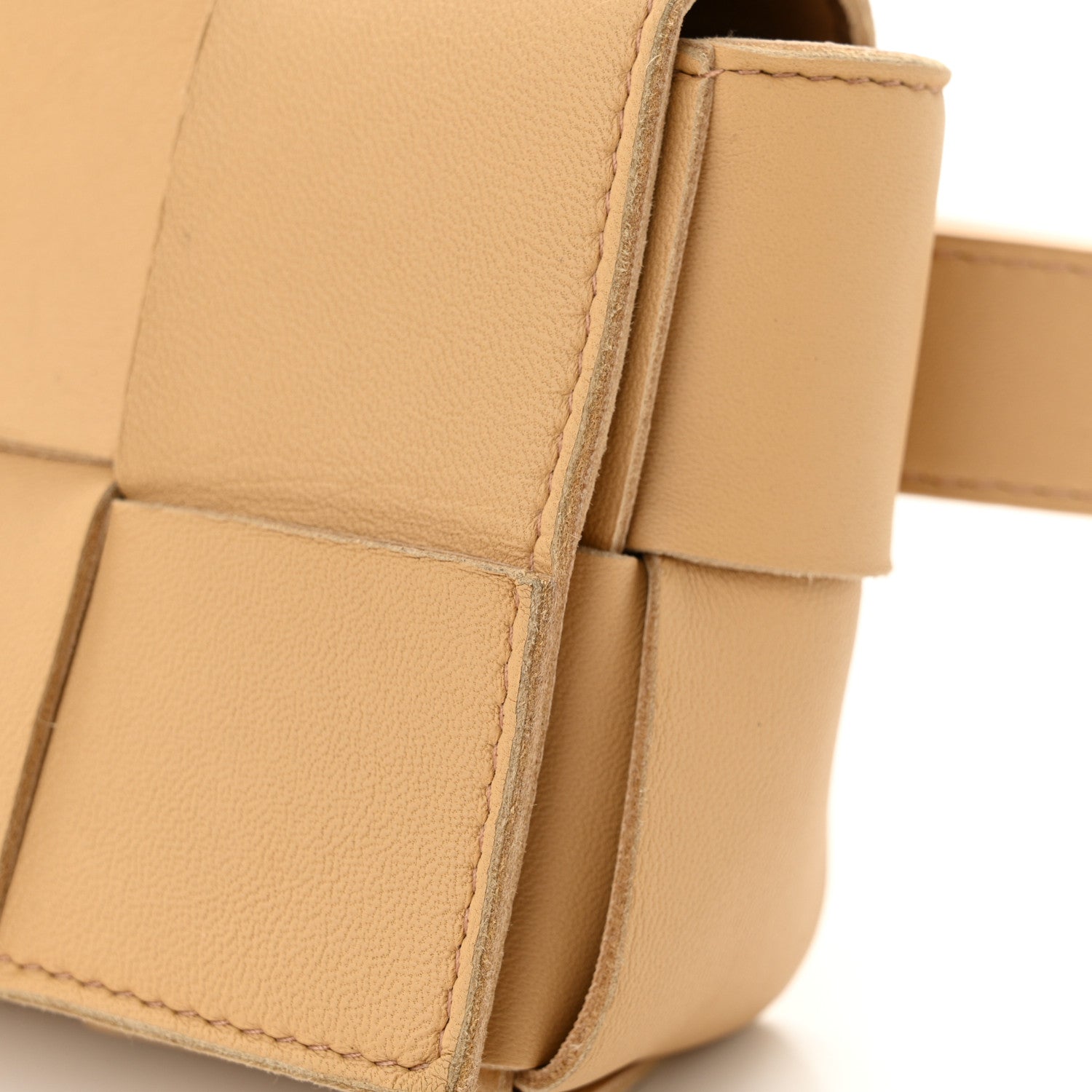 Bottega Veneta Nappa Maxi Intreccio The Belt Cassette Bag Almond 12 of 13