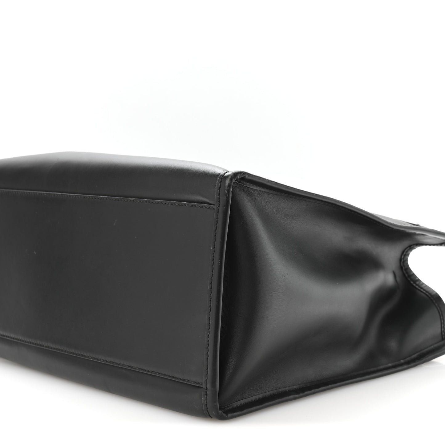 Vitello King Plexiglass Medium Fendi Sunshine Shopper Tote Black