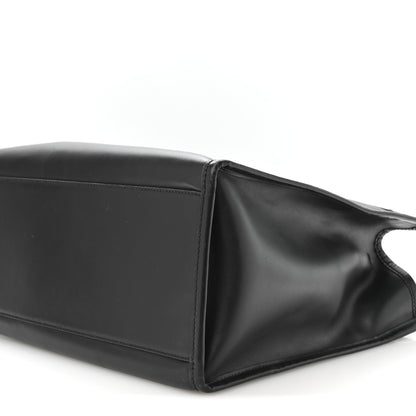 Fendi Vitello King Plexiglass Medium Fendi Sunshine Shopper Tote Black 9 of 9