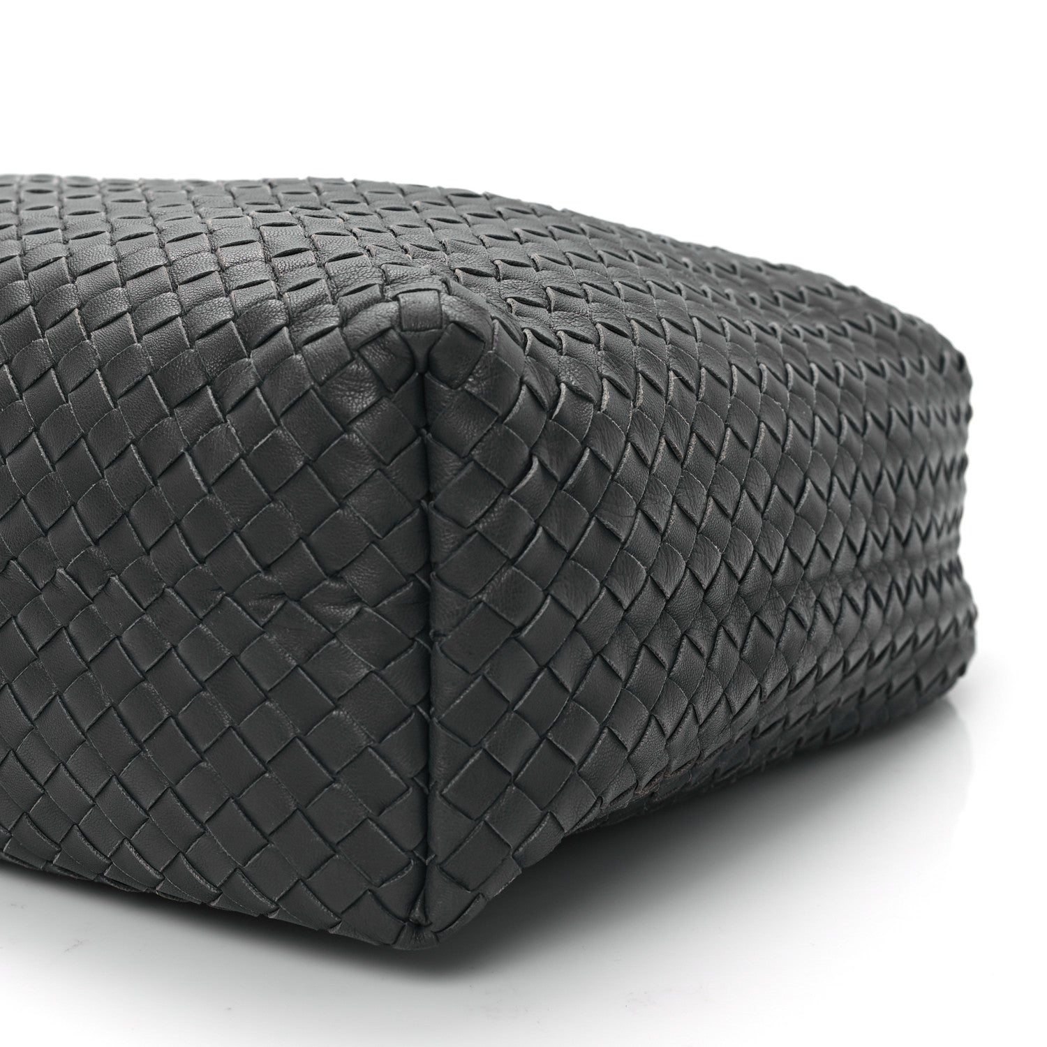 Bottega Veneta Nappa Intrecciato Pyramid Hobo Ferro Gray 10 of 12