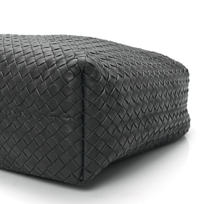 Bottega Veneta Nappa Intrecciato Pyramid Hobo Ferro Gray 10 of 12