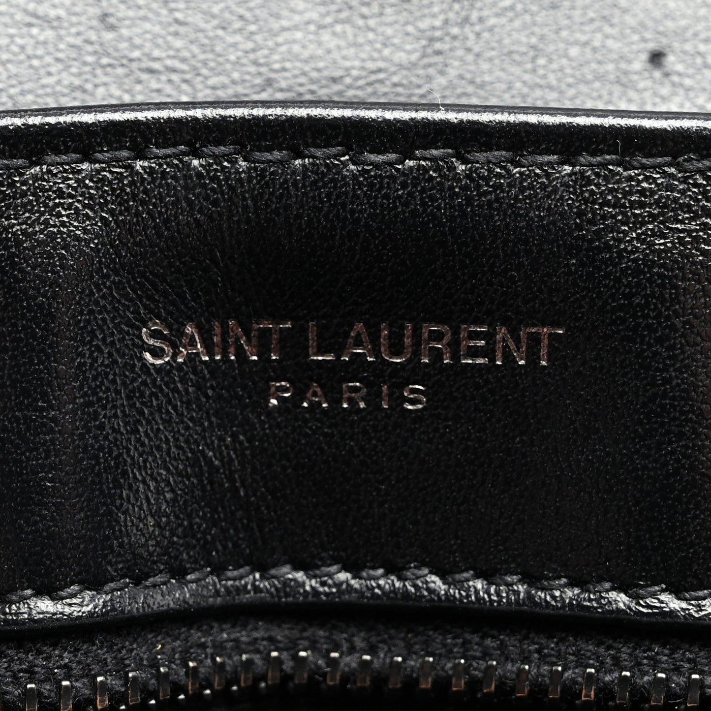 Calfskin Y Quilted Monogram Toy Loulou Crossbody Bag Black