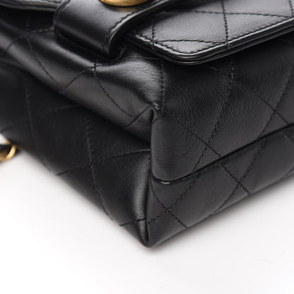 Chanel Calfskin Quilted Enchained Flap Black 12 of 15