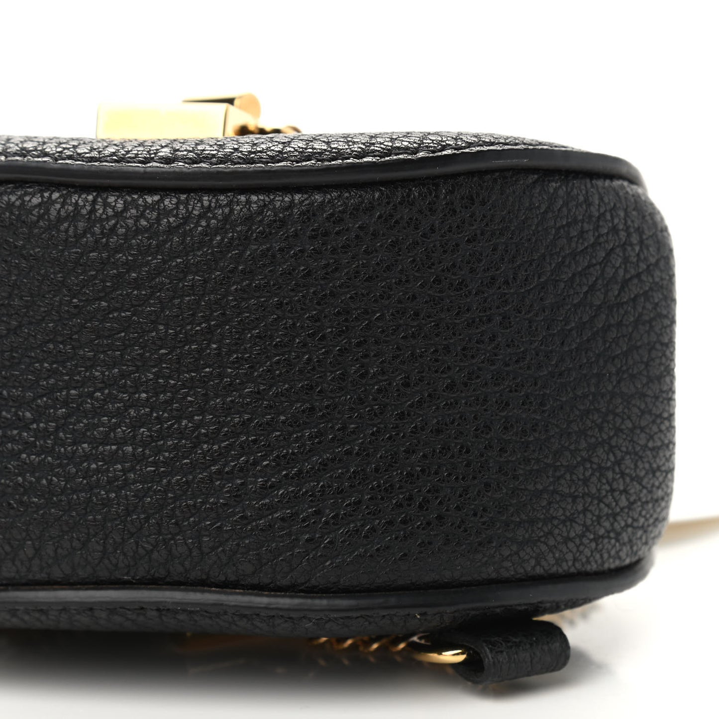 Grained Lambskin Mini Drew Crossbody Backpack Black