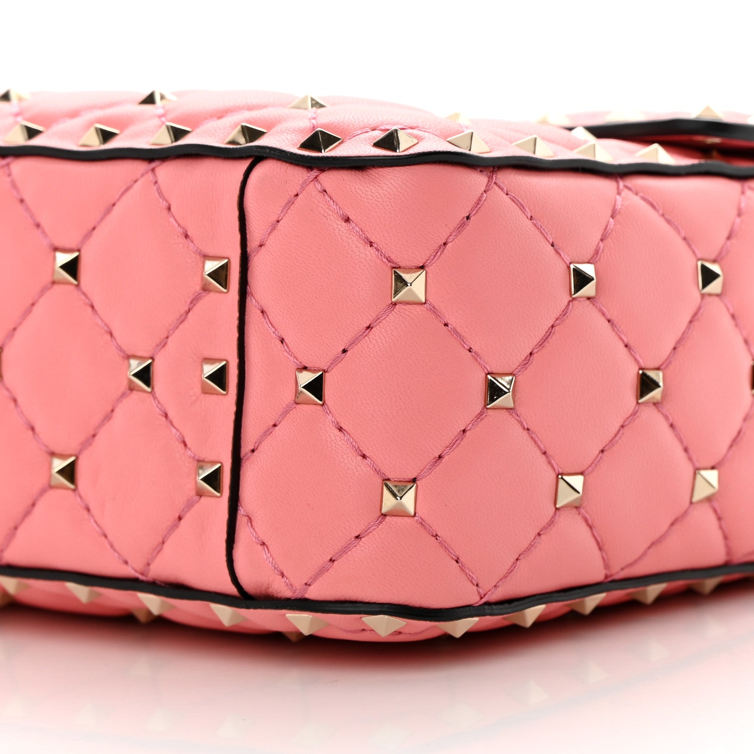 Valentino Garavani Nappa Medium Rockstud Spike Shoulder Bag Paradise Rose 9 of 11