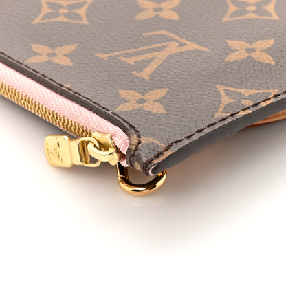 Louis Vuitton Monogram Neverfull MM GM Pochette Rose Ballerine 9 of 11