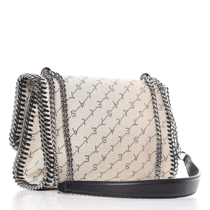 Stella McCartney Canvas Logo Falabella Messenger Beige 3 of 8