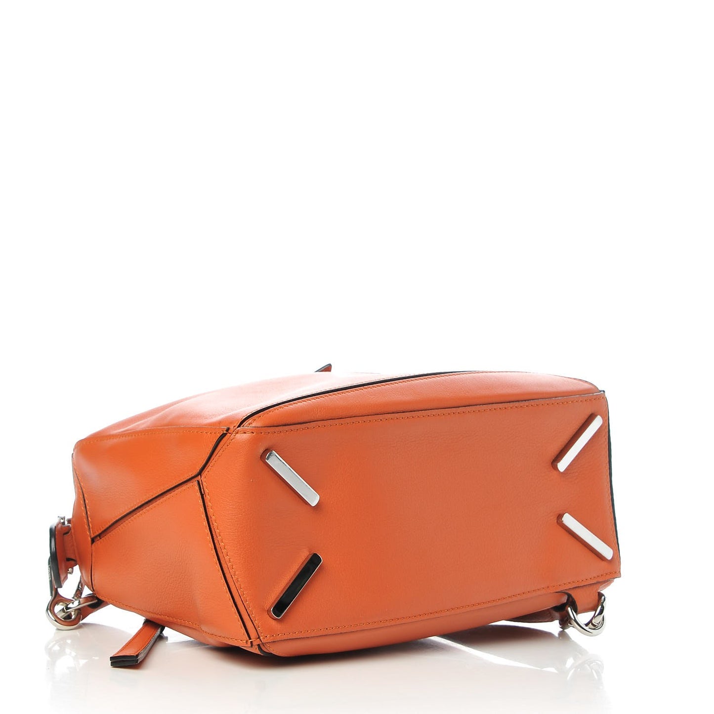 Calfskin Small Puzzle Bag Orange