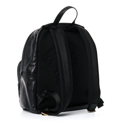 Versace Calfskin Palazzo Medusa Backpack Black 2 of 10