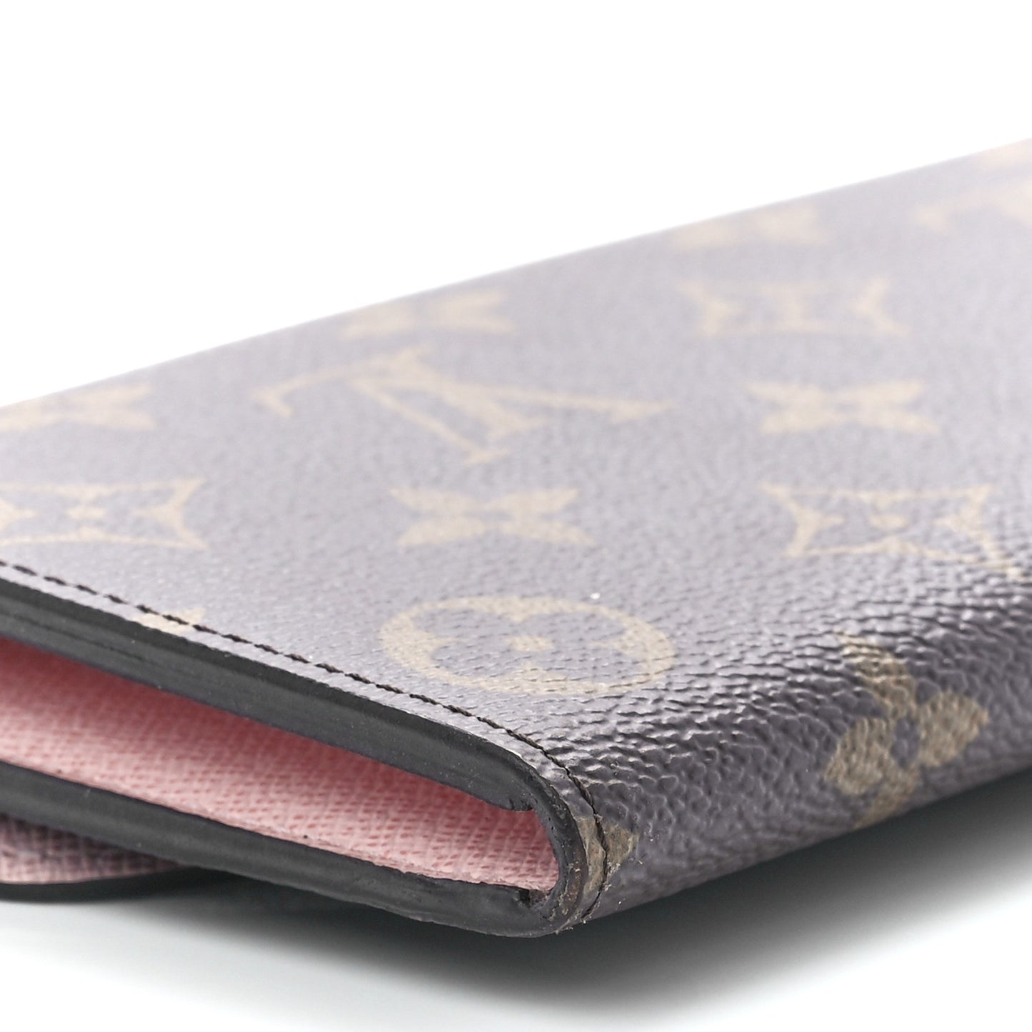 Monogram Emilie Wallet Rose Ballerine