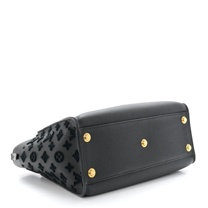 Louis Vuitton Calfskin Monogram Tufting On My Side Black 4 of 9