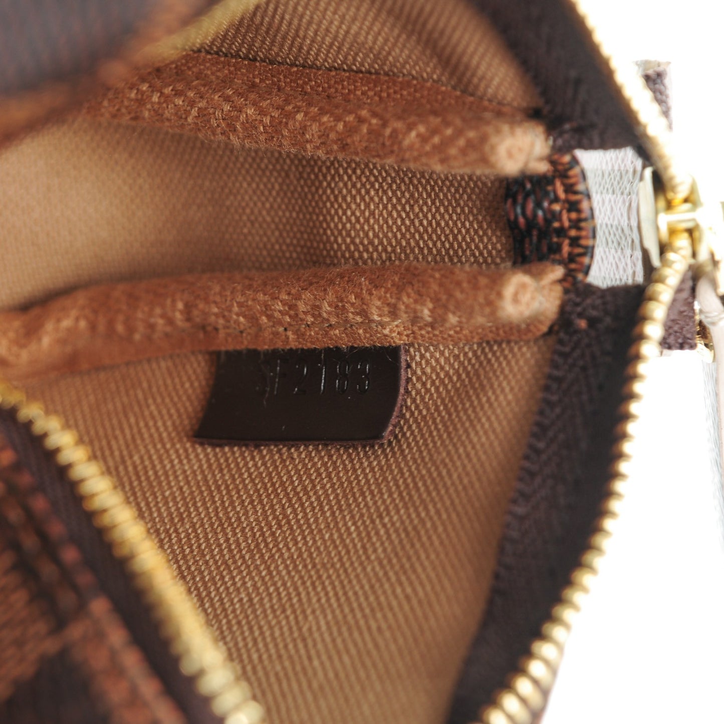 Damier Ebene Trunks and Locks Mini Pochette Accessories