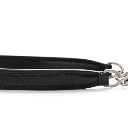 Saint Laurent Lambskin Quilted Toy Loulou Puffer Monogram Chain Satchel Black 12 of 12