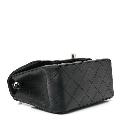 Chanel Lambskin Quilted Mini Square Flap Black 4 of 12