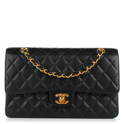 Chanel Caviar Quilted Medium Double Flap Black 1 of 9