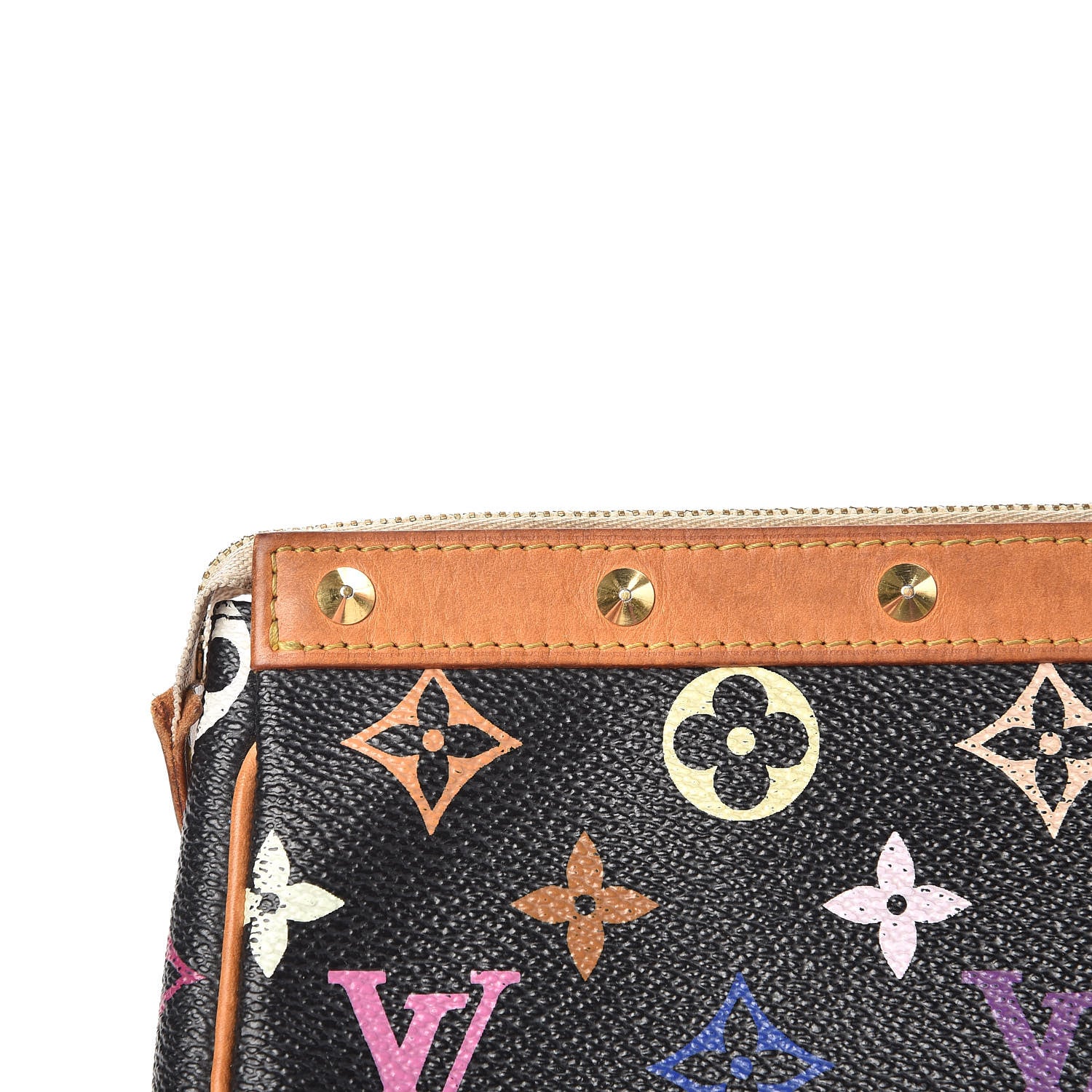 Louis Vuitton Monogram Multicolor Pochette Accessories Black 13 of 23