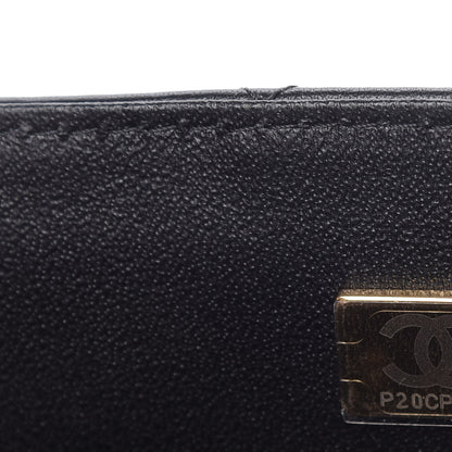 Chanel Lambskin Quilted Mini Top Handle Rectangular Flap Black 9 of 11