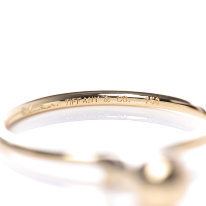 Tiffany 18K Yellow Gold Elsa Peretti Teardrop Charm Ring 49 5 5 of 5