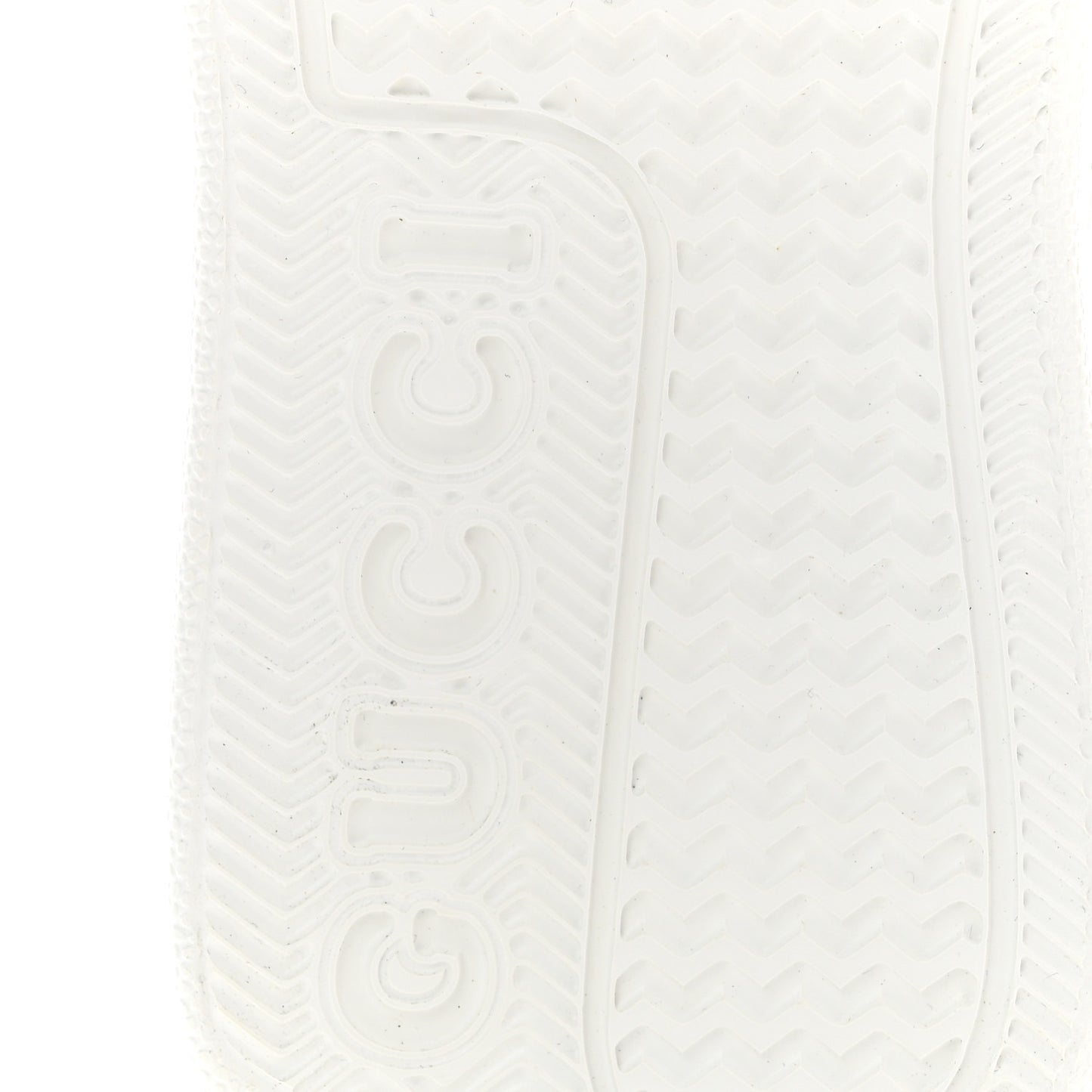 Calfskin Web Perforated Womens Platform 55mm Sneakers 36 White Bright Splash