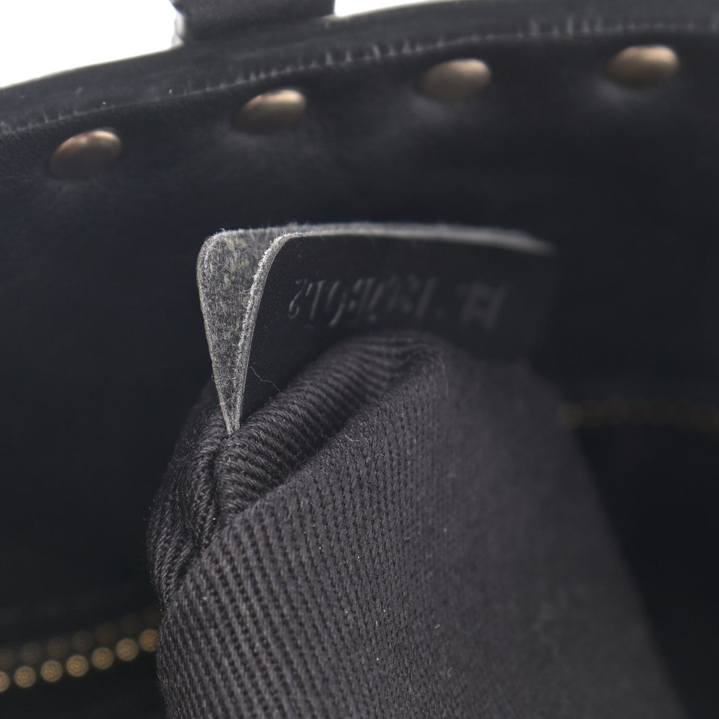 Vitello Rockstud Crossbody Tote Black