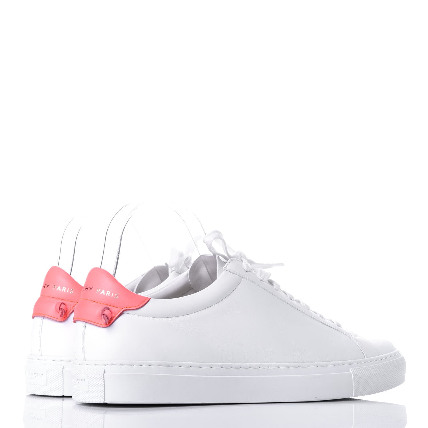Givenchy Calfskin Womens Urban Street Sneakers 40 White Neon Pink 4 of 8