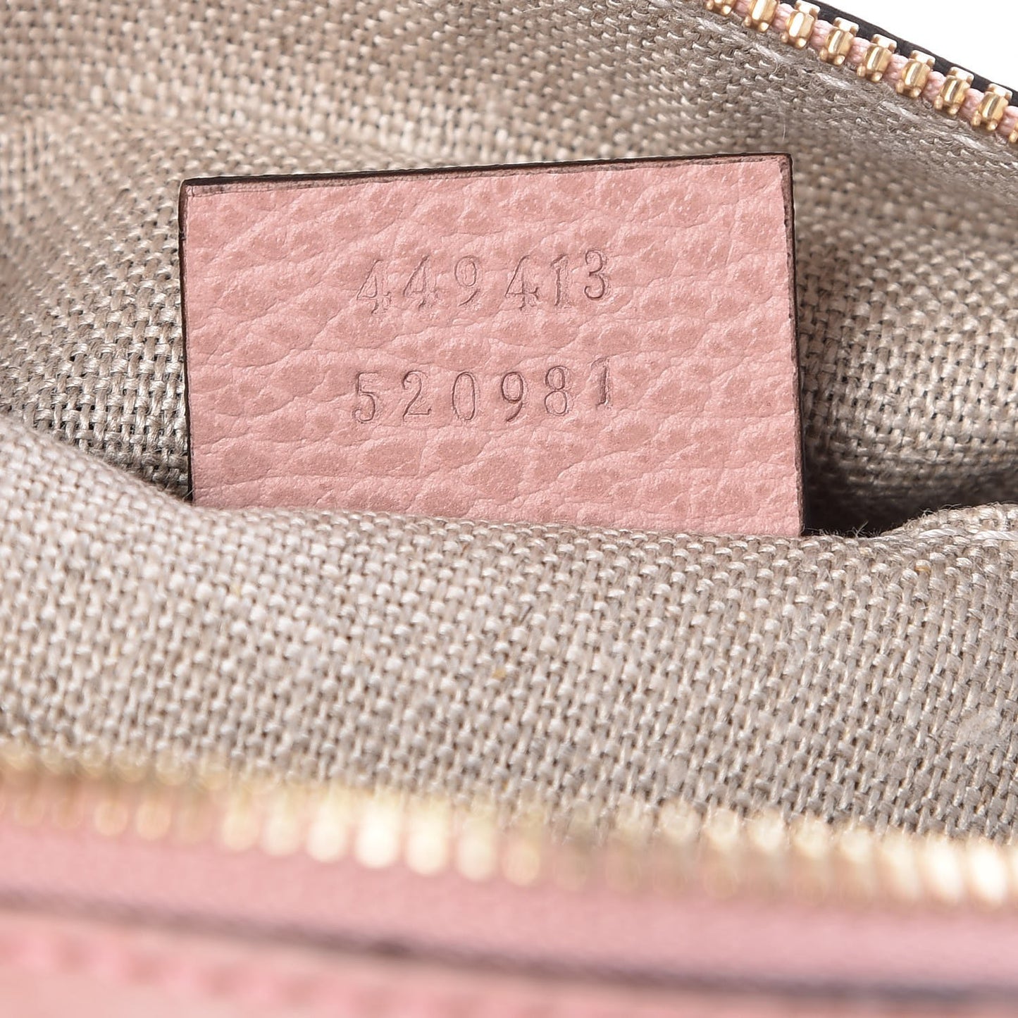 Monogram Mini Bree Messenger Bag Beige Soft Pink