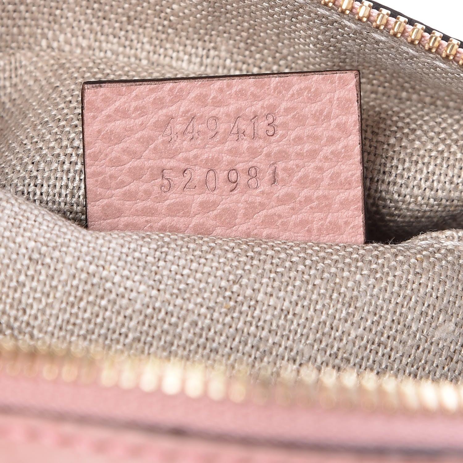 Gucci Monogram Mini Bree Messenger Bag Beige Soft Pink 7 of 7