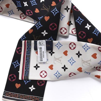 Louis Vuitton Silk Game On Bandeau Black White 4 of 4