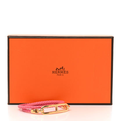 Hermes Swift Roulis Double Tour Bracelet T2 Rose Sakura 5 of 5