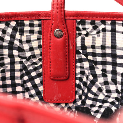 MCM Visetos Medium Liz Reversible Shopper Tote Ruby Red 17 of 19