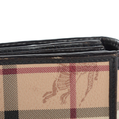Burberry Haymarket Check Continental Wallet Brown 7 of 11