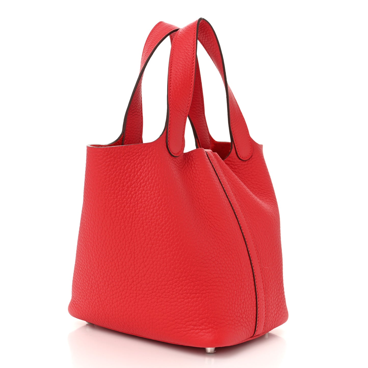 Taurillon Clemence Picotin Lock 18 Rouge Casaque