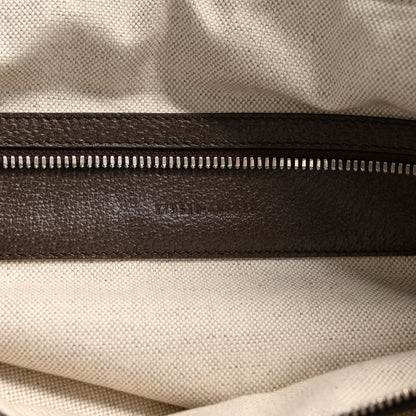 Gucci Canvas Logo Embossed Ophidia Tote Beige 7 of 12
