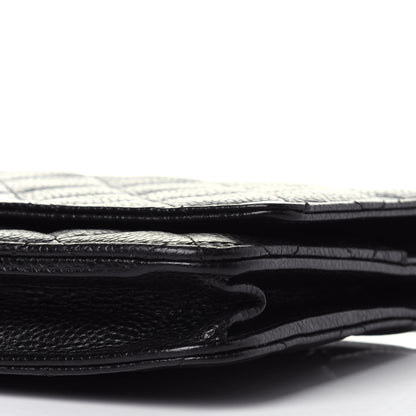 Chanel Caviar Quilted Wallet On Chain WOC Black 8 of 12