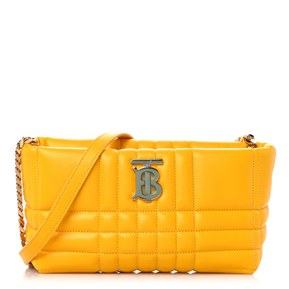 Burberry Calfskin Quilted Small Lola Zip Deep Saffron 1 of 10