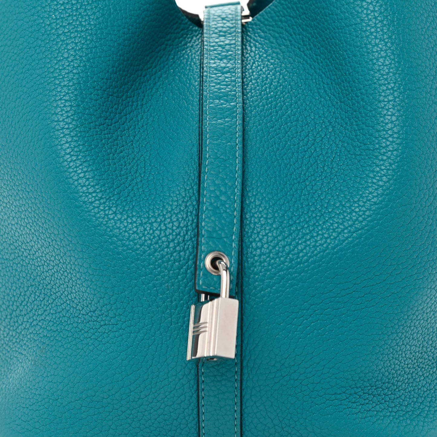 Taurillon Clemence Picotin Lock 22 MM Turquoise