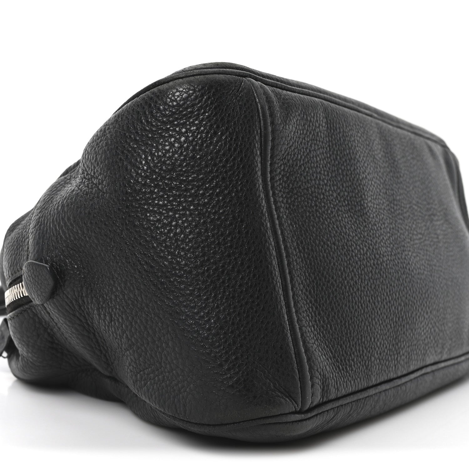 Prada Vitello Phenix Bowling Bag Black 8 of 9