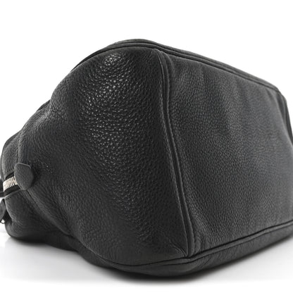 Prada Vitello Phenix Bowling Bag Black 8 of 9