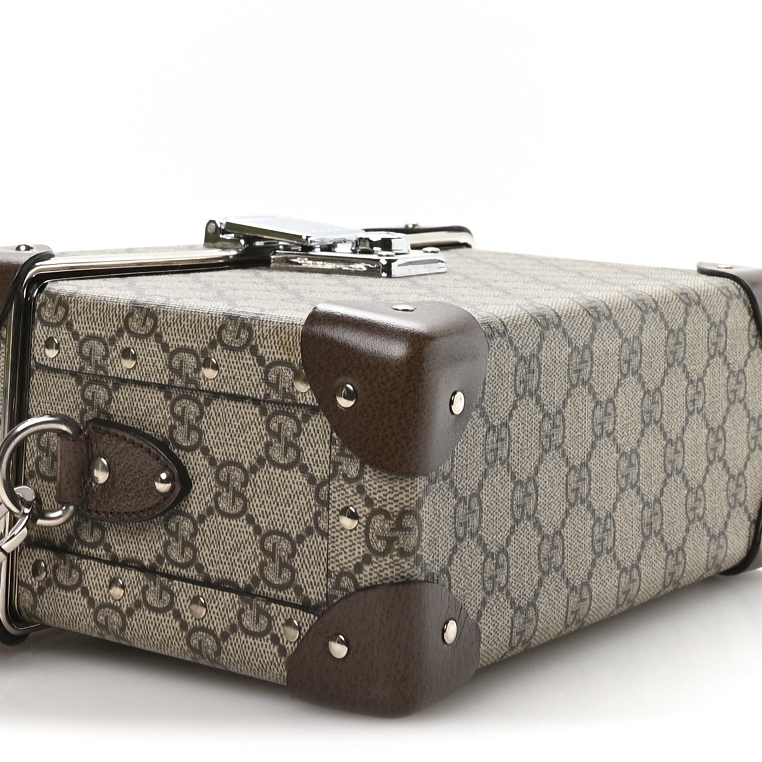 Gucci GG Supreme Monogram Globe-Trotter Beauty Case Brown 9 of 11