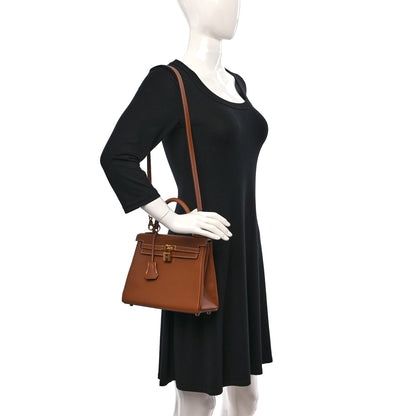 Hermes Togo Kelly Retourne 25 Gold 3 of 11