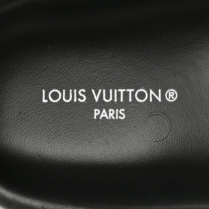 Louis Vuitton Satin Pool Pillow Flat Comfort Mule 36 Green Black 7 of 12