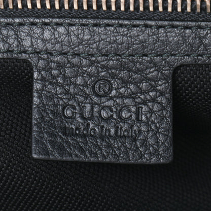 Gucci Calfskin Large Bamboo Shopper Tote Black 6 of 10