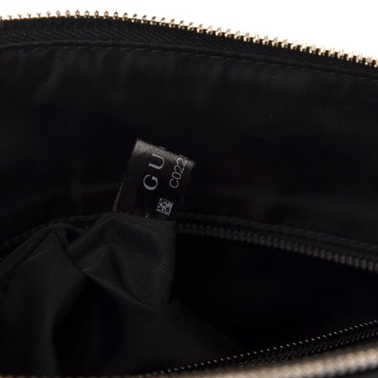 Gucci GG Supreme Monogram Web Messenger Bag Black 8 of 11