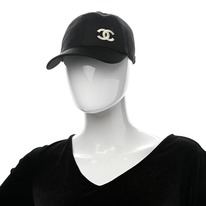 Chanel Cotton CC Cap Hat Black 2 of 8