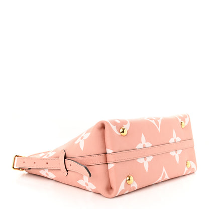 Louis Vuitton Empreinte Monogram Giant CarryAll PM Trianon Pink Cream 5 of 10