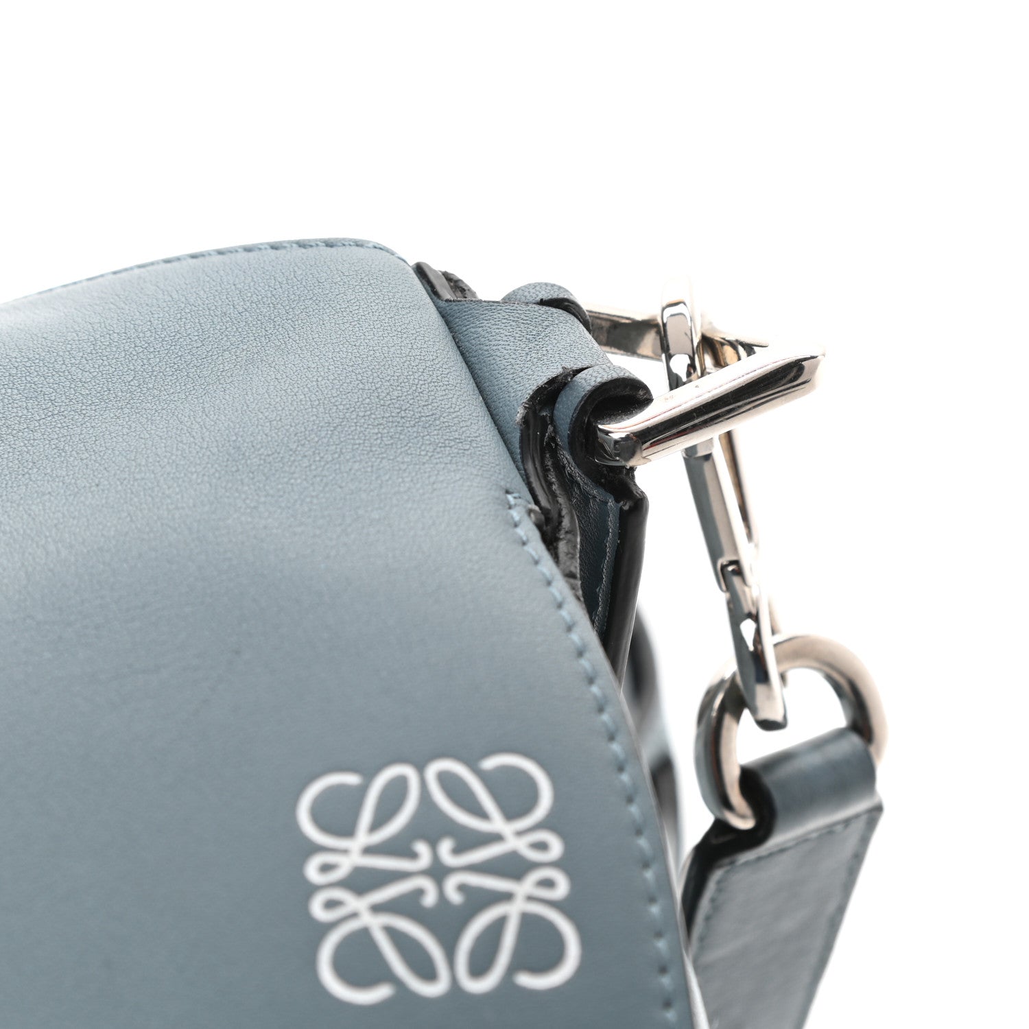 Loewe Calfskin Medium Puzzle Bag Stone Blue 11 of 12