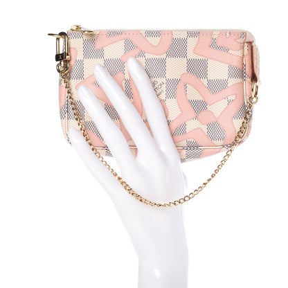 Louis Vuitton Damier Azur Tahitienne Mini Pochette Accessories 2 of 7