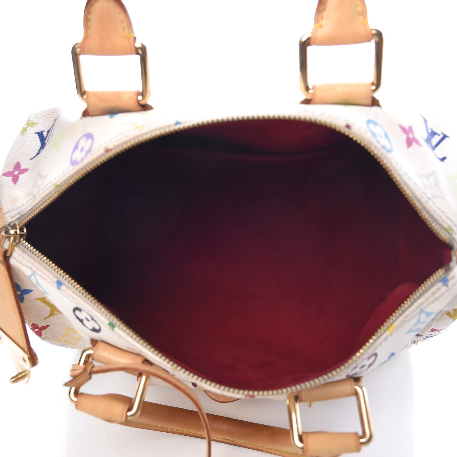 Louis Vuitton Monogram Multicolor Speedy 30 White 5 of 19
